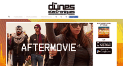 Desktop Screenshot of dunes-electroniques.com